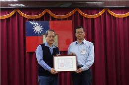 本公司榮獲台灣電力公司核能火力發電工程處北部施工處頒發感謝狀