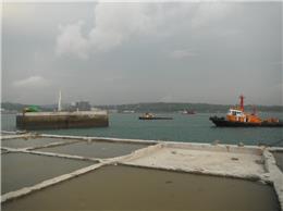 工信工程開創國內首見126座深水港口沉箱堤防安放完工之新一頁里程碑