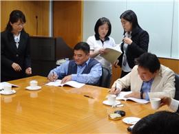 工信工程與富邦銀行、兆豐商業銀行進行國內第一次有擔保可轉換公司債新台幣十億元履約保證簽約儀式