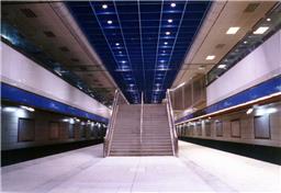 Jianzicui station and the underground tunnel between Jianzicui station and Xinpu station of Taipei MRT Banqiao line